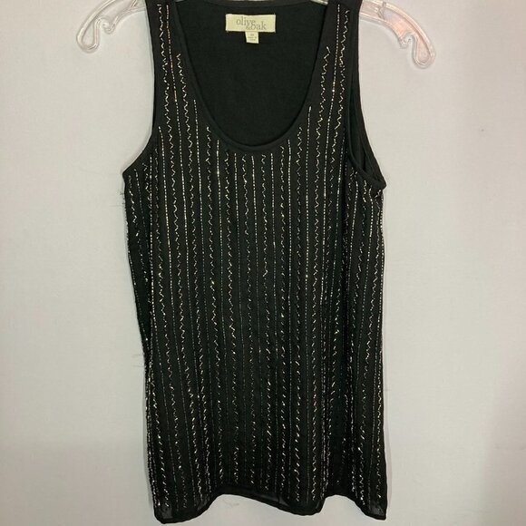 Olive & Oak Beaded Top & Susan Graver Top, Size XS, Set of 2 - Picture 2 of 15